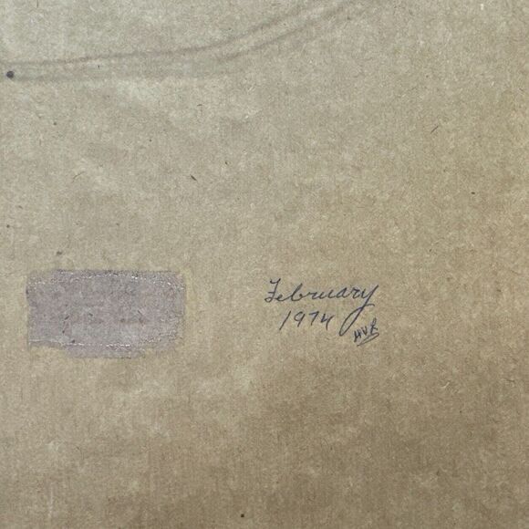 watercolor painting Signed W.H. Hinton 16.75"x13.75" With Frame. - Picture 5 of 10